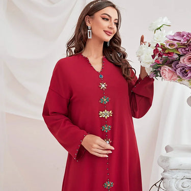 Djellaba Violet Moderne